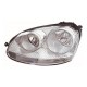 Volkswagen Golf 2006-2010 Chrome Inner Halogen Head Lamp Unit Passenger Side